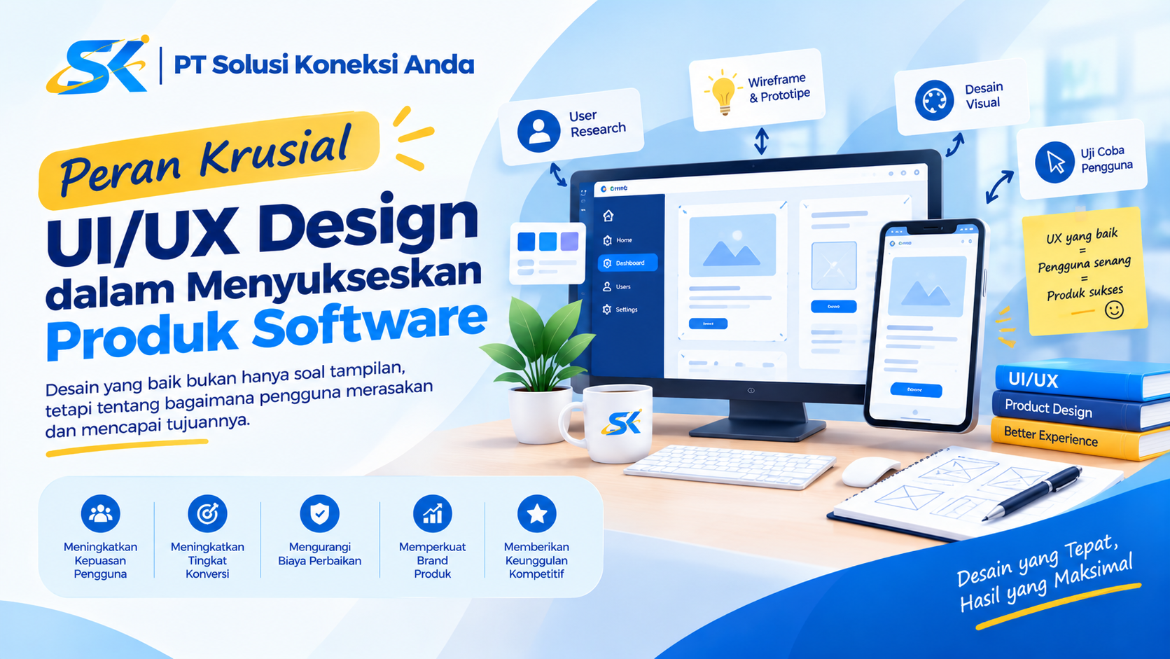 Peran Krusial UI/UX Design dalam Menyukseskan Produk Software