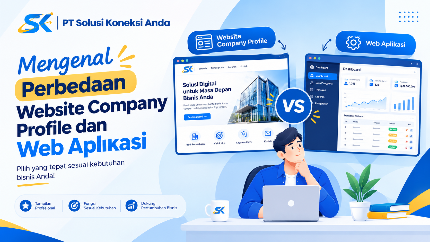 Mengenal Perbedaan Website Company Profile dan Web Aplikasi